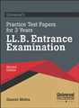 Practice Papers for 3 years LL.B. Entrance Examination